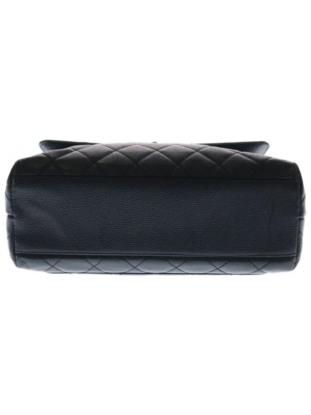 Chanel Quilted CC Logo Turnlock Top Handle Kelly Handbag